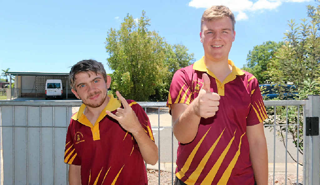 GRADUATING: Taylor Christiansen, 17, and Siegi Tietz, 18, are excited about their graduation on Friday night. GRADUATING: Taylor Christiansen, 17, and Siegi Tietz, 18, are excited about their graduation on Friday night.